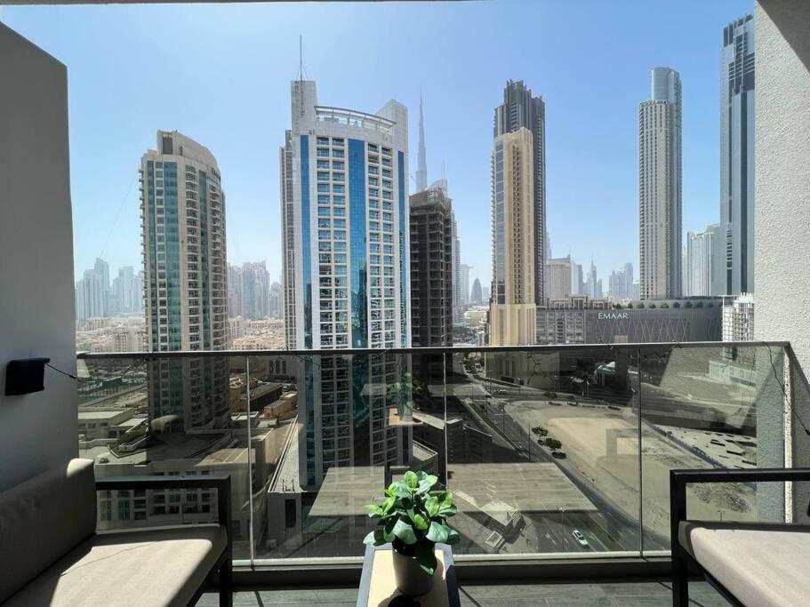 Urban King Bed With Burj Khalifa View & Dubai Mall Eksteriør bilde