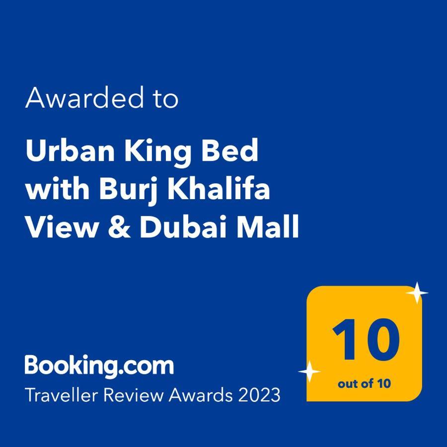 Urban King Bed With Burj Khalifa View & Dubai Mall Eksteriør bilde